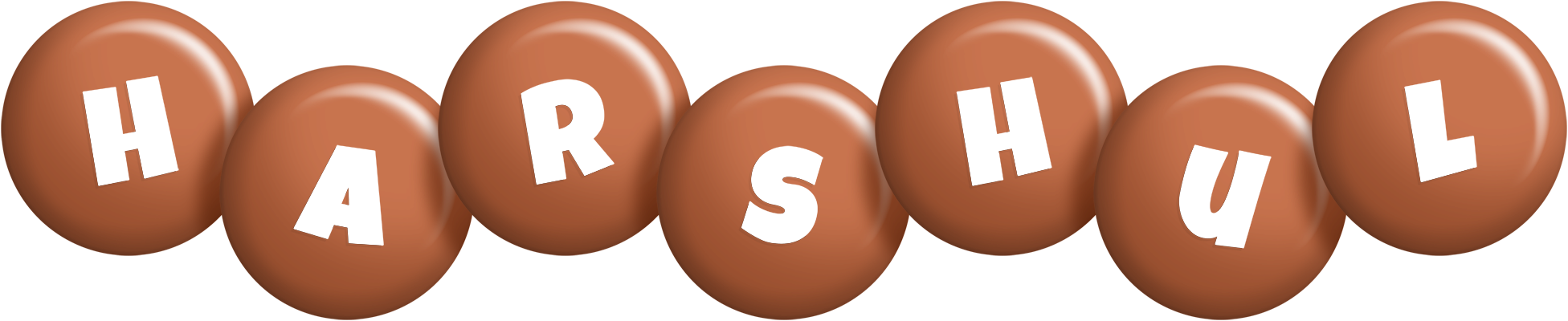 Harshul candy-brown logo