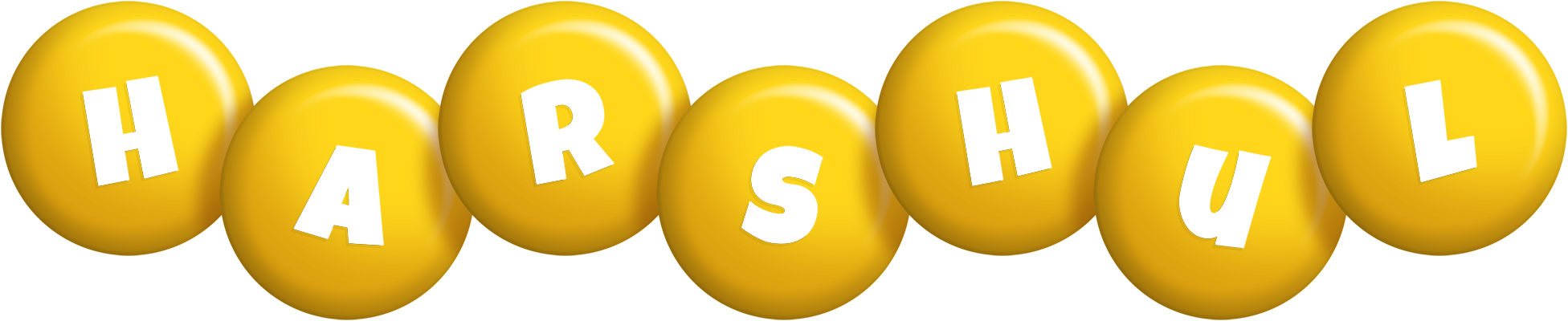Harshul candy-yellow logo