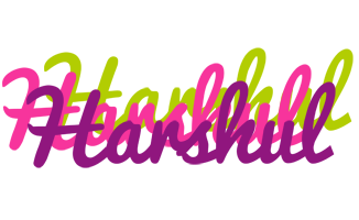 Harshul flowers logo