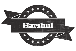 Harshul grunge logo