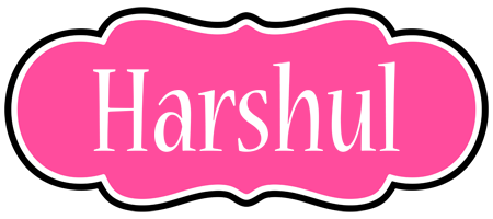 Harshul invitation logo