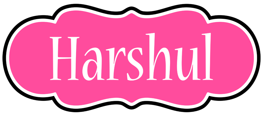 Harshul invitation logo
