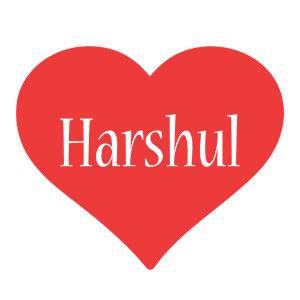 Harshul love logo