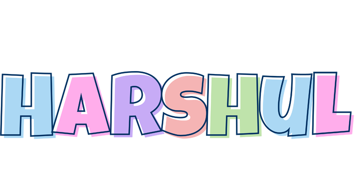 Harshul pastel logo