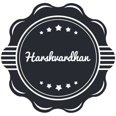 Harshvardhan badge logo