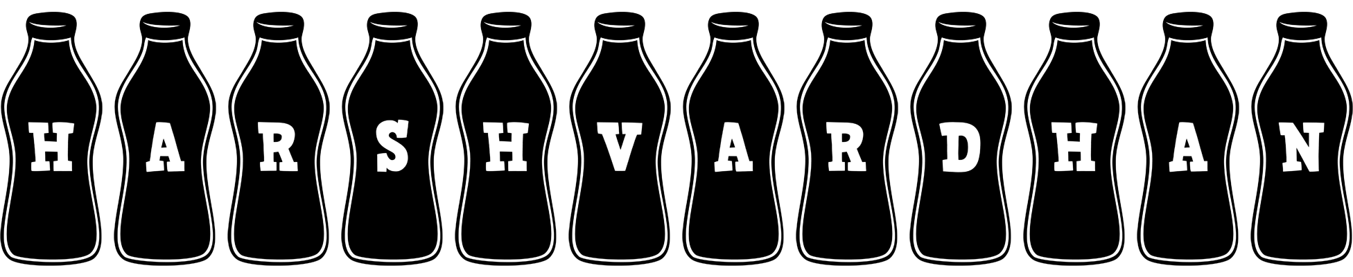 Harshvardhan bottle logo
