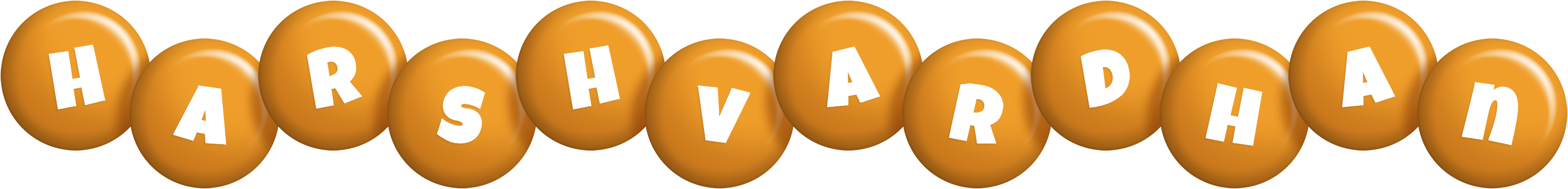 Harshvardhan candy-orange logo