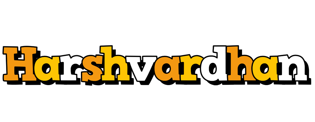 Harshvardhan cartoon logo