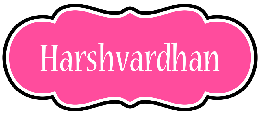 Harshvardhan invitation logo