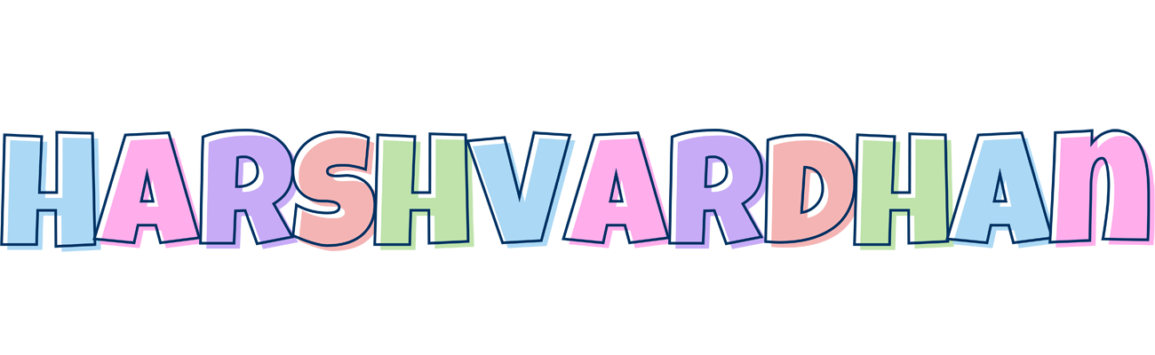 Harshvardhan pastel logo