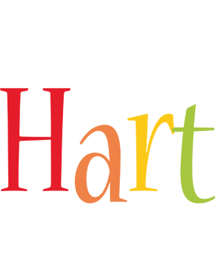 Hart birthday logo