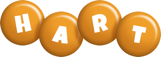 Hart candy-orange logo