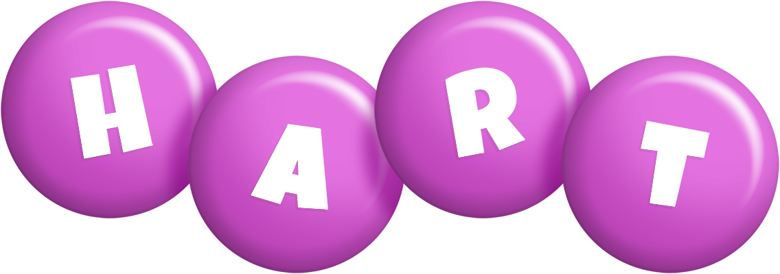 Hart candy-purple logo
