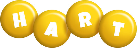 Hart candy-yellow logo