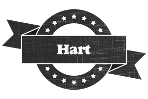 Hart grunge logo