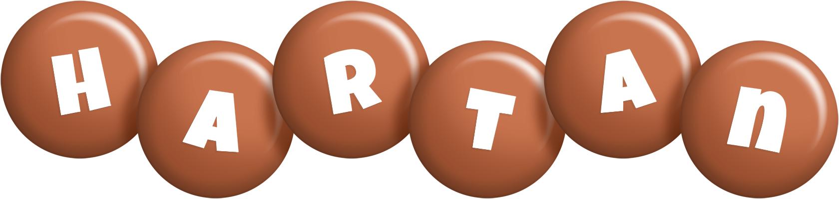 Hartan candy-brown logo