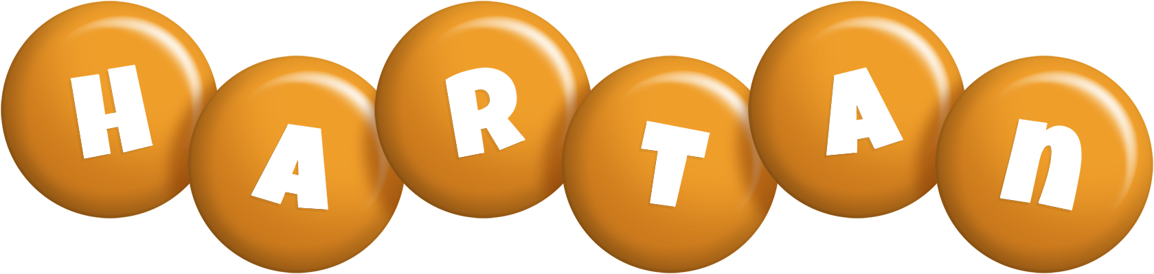 Hartan candy-orange logo