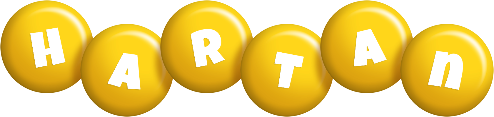 Hartan candy-yellow logo