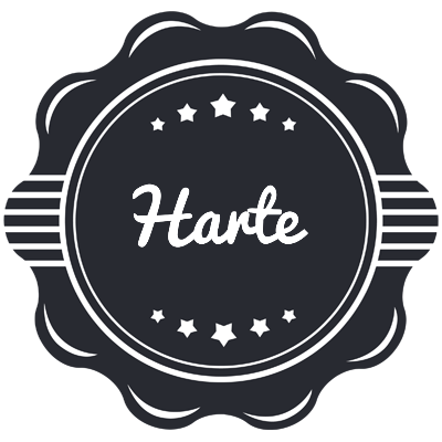 Harte badge logo