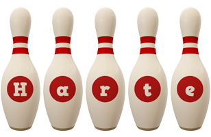 Harte bowling-pin logo