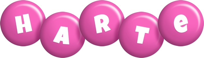 Harte candy-pink logo