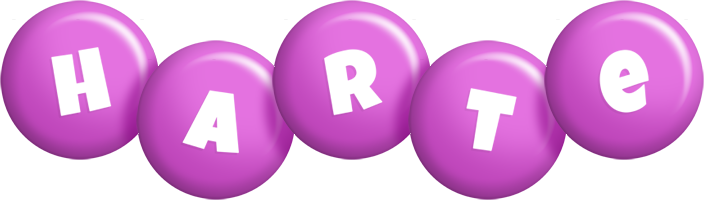 Harte candy-purple logo