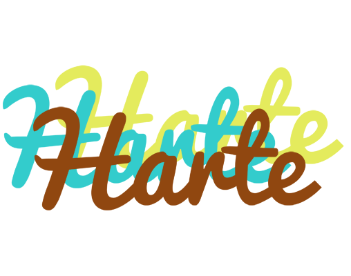 Harte cupcake logo