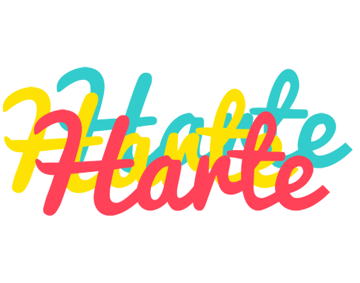 Harte disco logo
