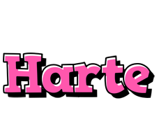 Harte girlish logo