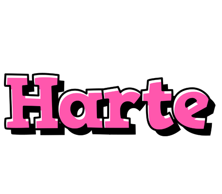 Harte girlish logo