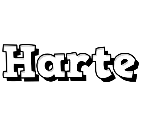 Harte snowing logo