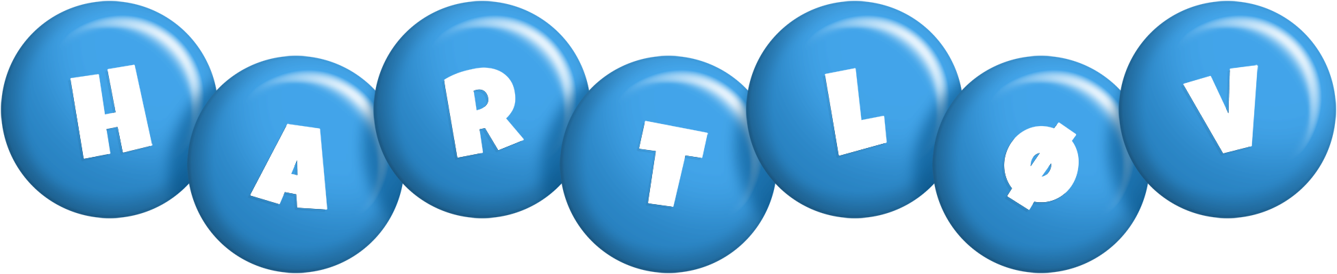 Hartløv candy-blue logo