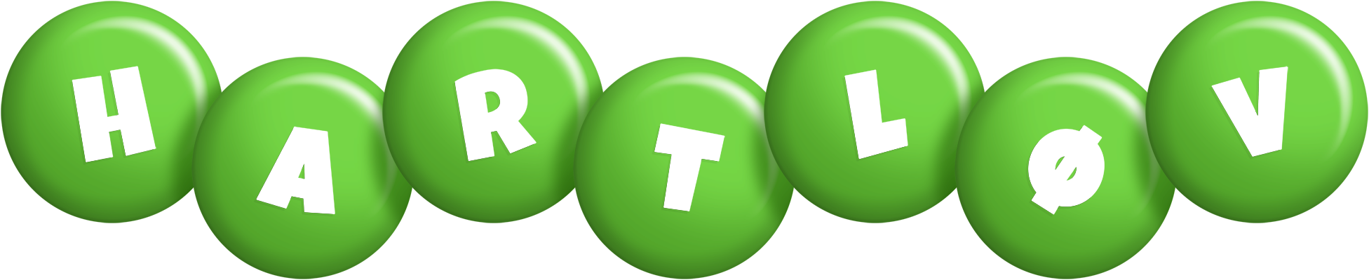 Hartløv candy-green logo