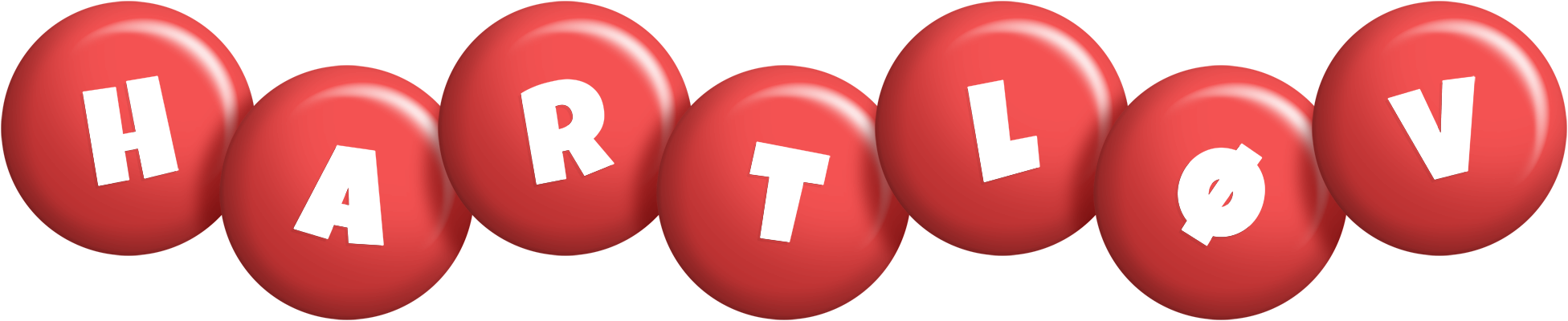 Hartløv candy-red logo