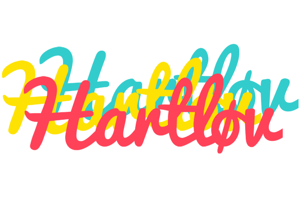 Hartløv disco logo