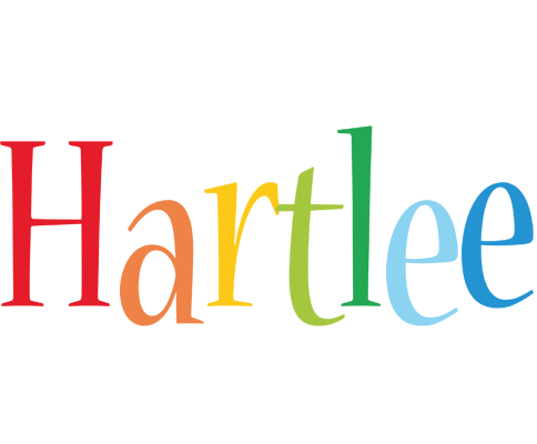 Hartlee birthday logo