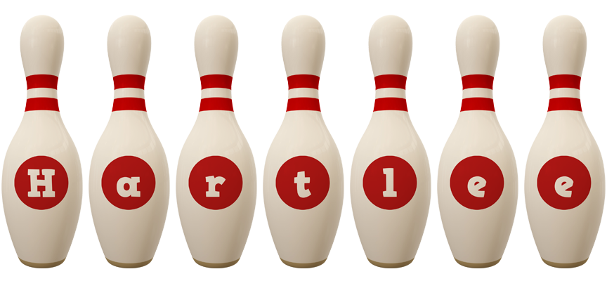 Hartlee bowling-pin logo
