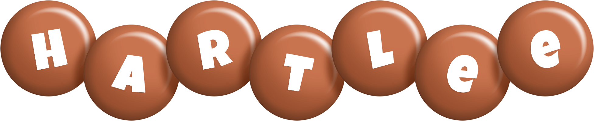 Hartlee candy-brown logo