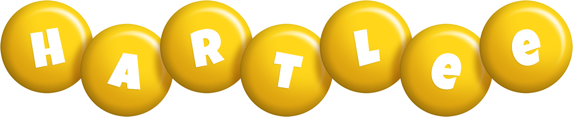 Hartlee candy-yellow logo
