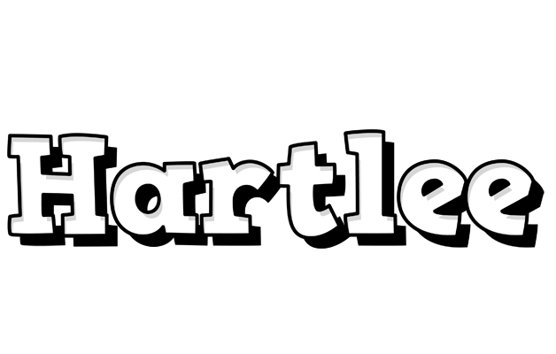 Hartlee snowing logo
