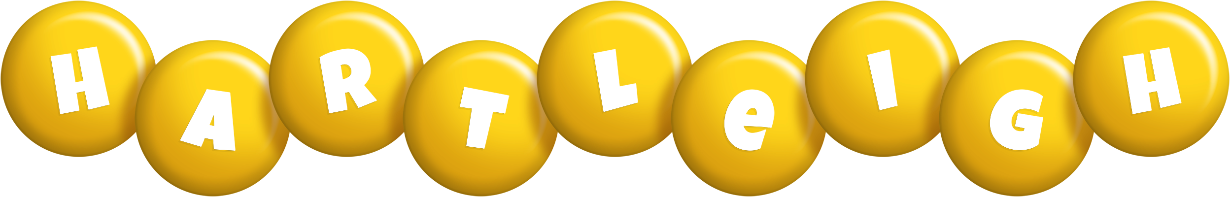 Hartleigh candy-yellow logo