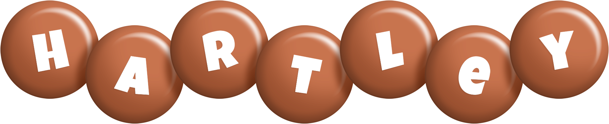 Hartley candy-brown logo