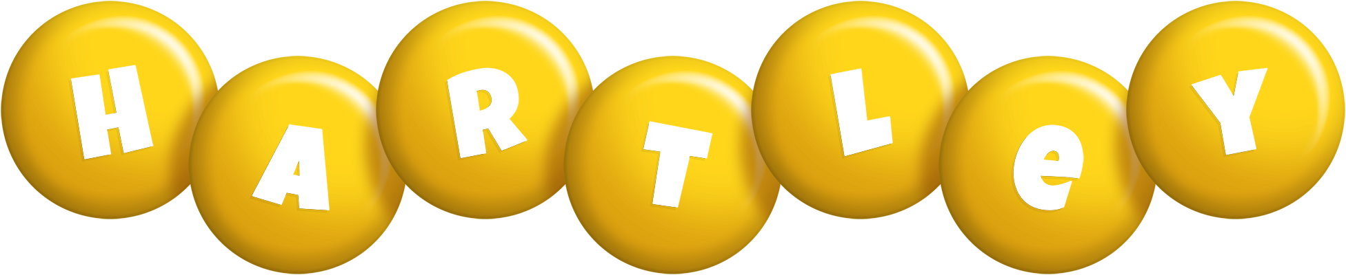 Hartley candy-yellow logo