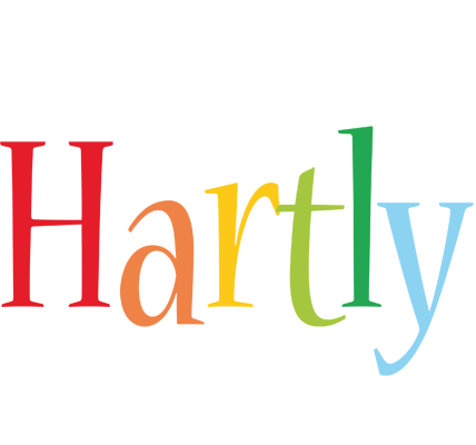 Hartly birthday logo