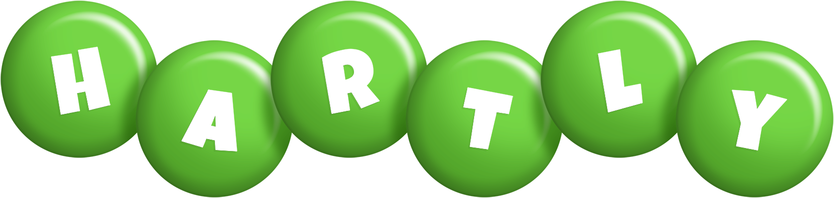 Hartly candy-green logo