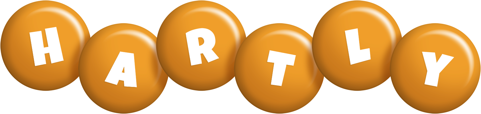 Hartly candy-orange logo