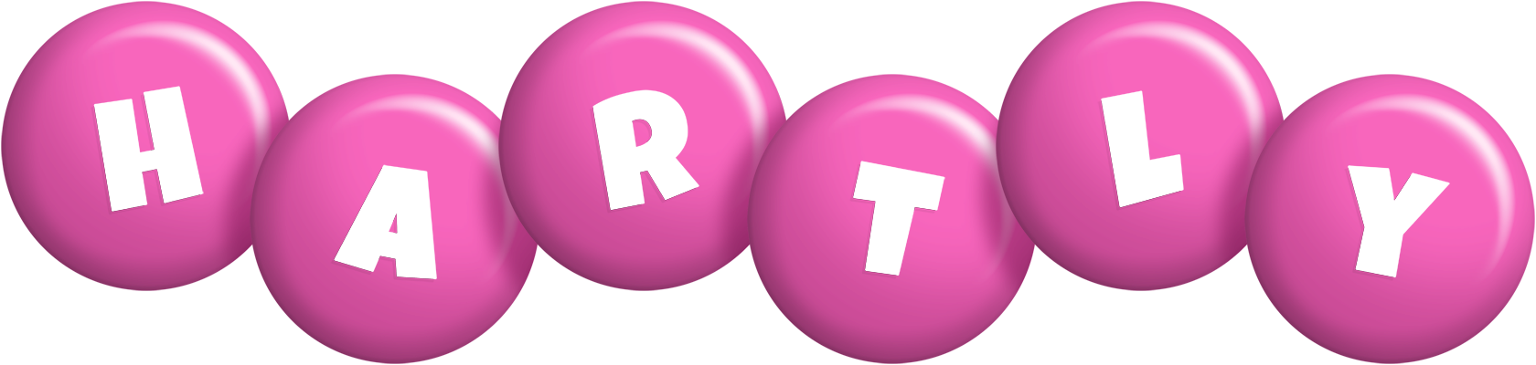 Hartly candy-pink logo