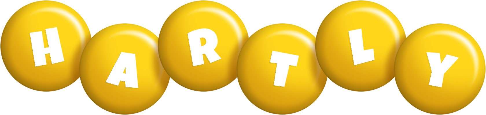 Hartly candy-yellow logo