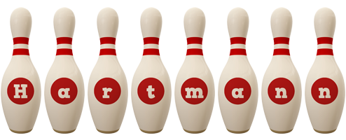 Hartmann bowling-pin logo