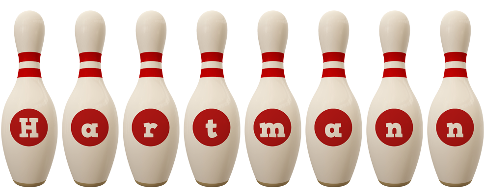 Hartmann bowling-pin logo
